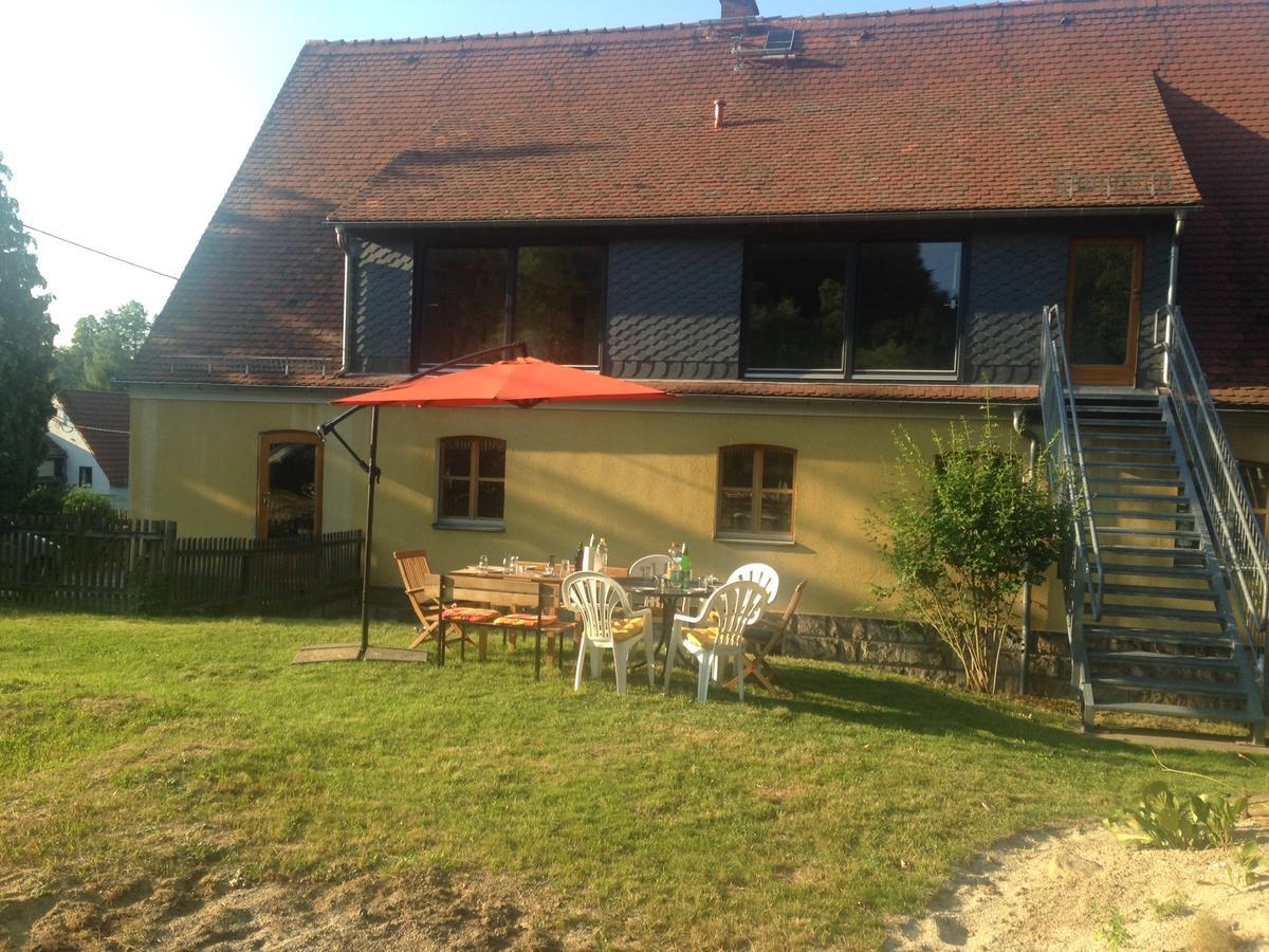 Moderne Pension Vonbartsch Mit Ladestation In Der Saechsischen Schweiz Struppen Exterior foto